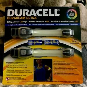 Duracell Durabeam Ultra Safety Armband LED Light: 2-Pack: Brand New!